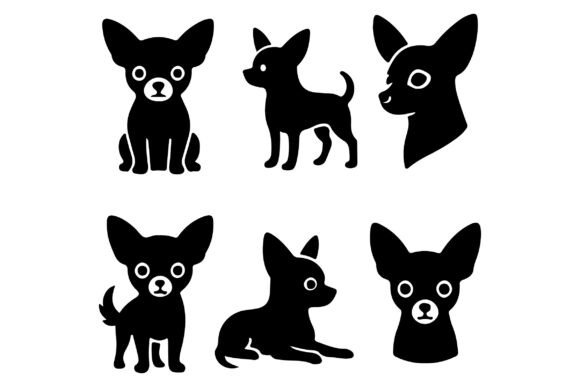 Free Chihuahua Dog SVG Clipart Cut File