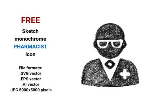 FREE Sketch Pharmacist Icon