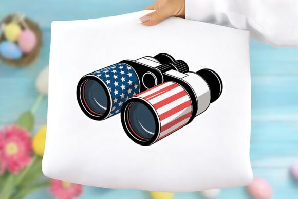 Patriotic Binoculars PNG: A Practical Choice for Designers and Makers