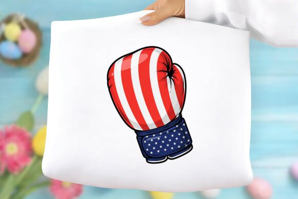 Patriotic Boxing Glove PNG
