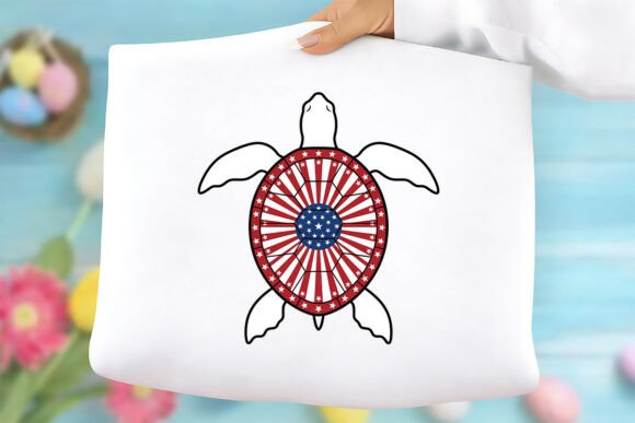 Patriotic Sea Turtle PNG: A Practical Choice for Designers and Makers