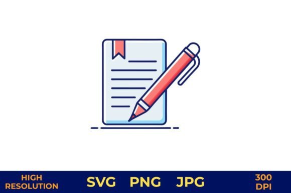 Red Pen Signing Paper Vector Design: Your Go-To Digital Asset for Meaningful, Professional Sign-Off Moments