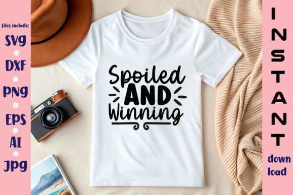Spoiled and Winning SVG Design