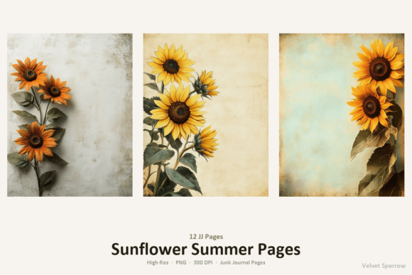 Sunflower Summer Pages
