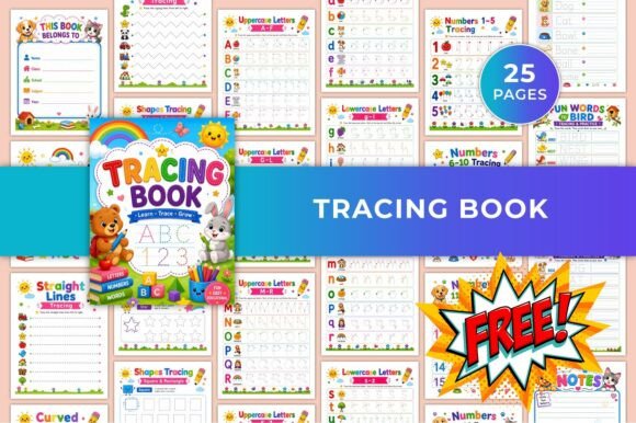 Tracing Book KDP Interiors: A Smart, Customizable Foundation for Early Learning Resources