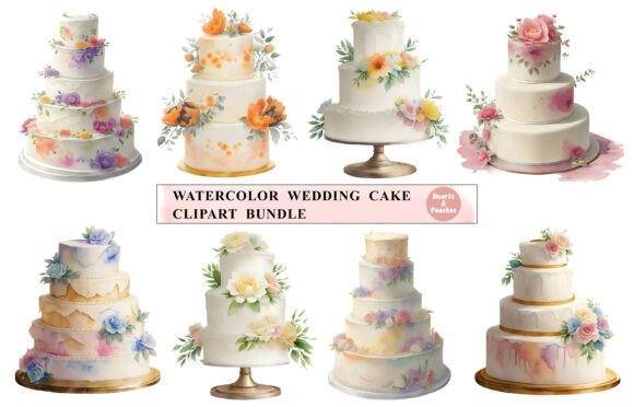 Watercolor Wedding Cake Clipart Bundle: A Practical Guide for Designers and Planners